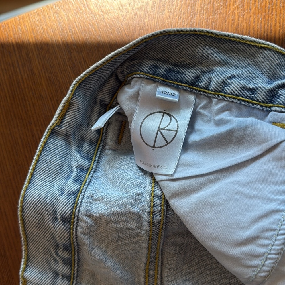 Polar Skate Co. Light Blue Jeans 32/32 - Picture 3 of 5